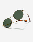 Lentes de Sol Hawkers Moma Polarized Gold Green